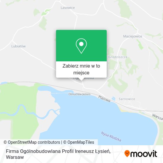 Mapa Firma Ogólnobudowlana Profil Ireneusz Łysień