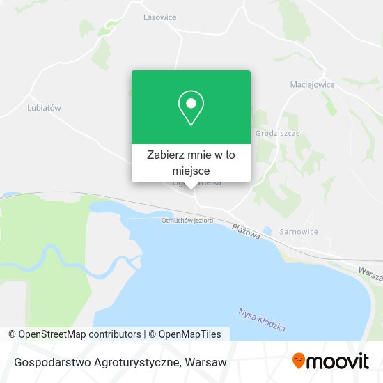 Mapa Gospodarstwo Agroturystyczne