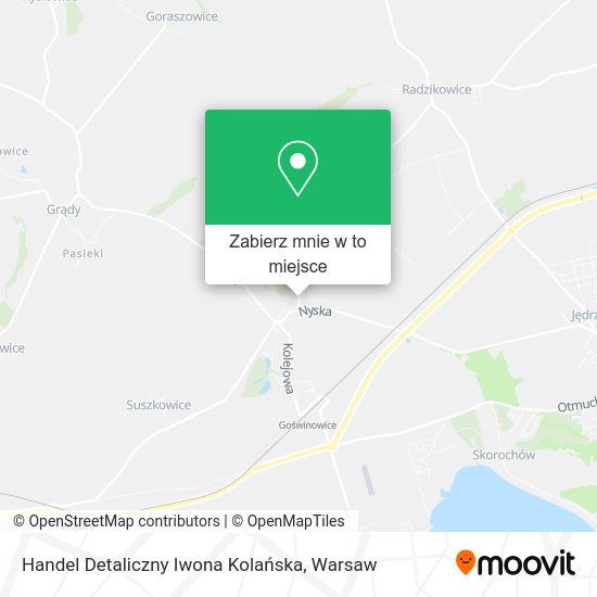 Mapa Handel Detaliczny Iwona Kolańska