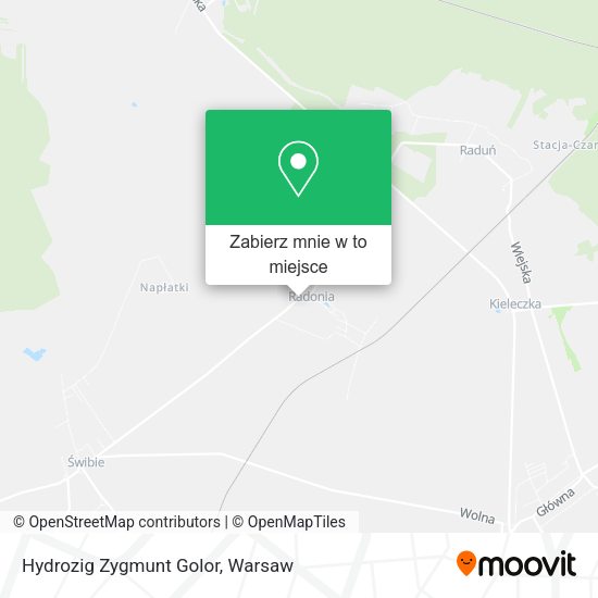 Mapa Hydrozig Zygmunt Golor