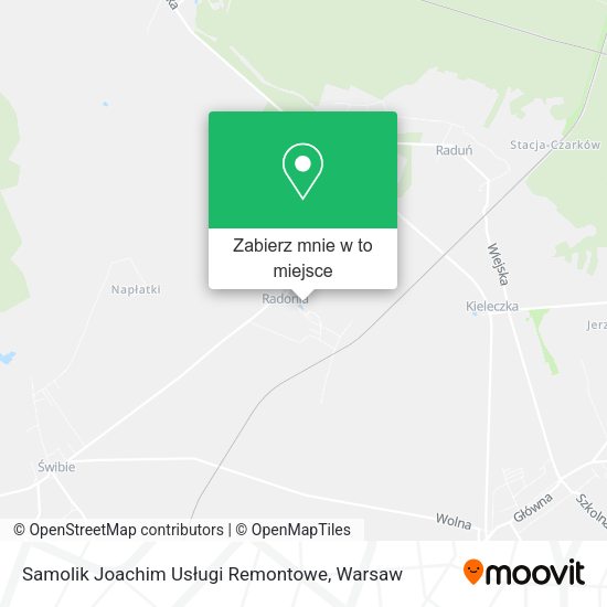 Mapa Samolik Joachim Usługi Remontowe