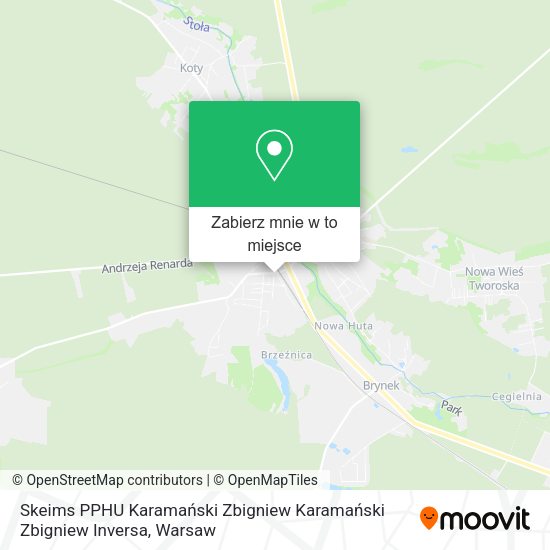 Mapa Skeims PPHU Karamański Zbigniew Karamański Zbigniew Inversa