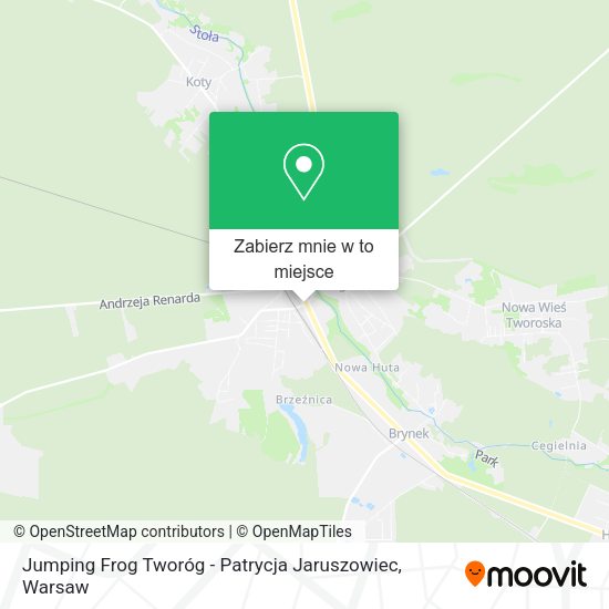 Mapa Jumping Frog Tworóg - Patrycja Jaruszowiec