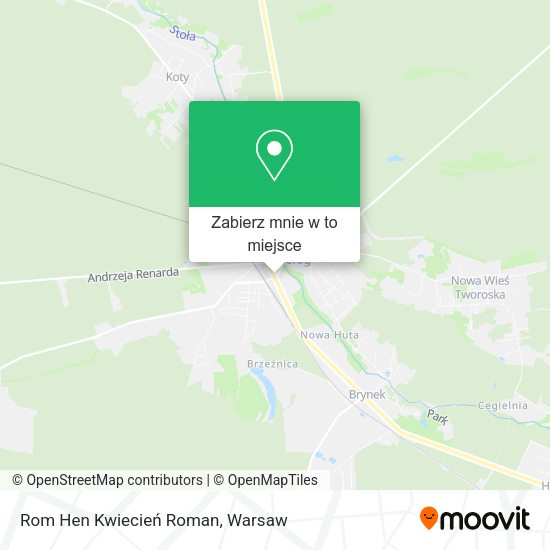 Mapa Rom Hen Kwiecień Roman