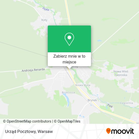 Mapa Urząd Pocztowy