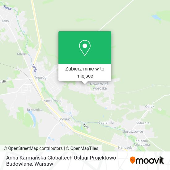 Mapa Anna Karmańska Globaltech Usługi Projektowo Budowlane