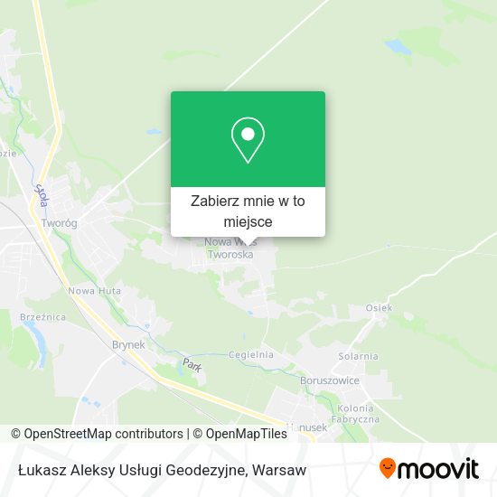 Mapa Łukasz Aleksy Usługi Geodezyjne