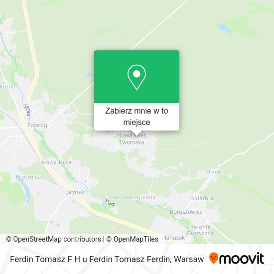 Mapa Ferdin Tomasz F H u Ferdin Tomasz Ferdin