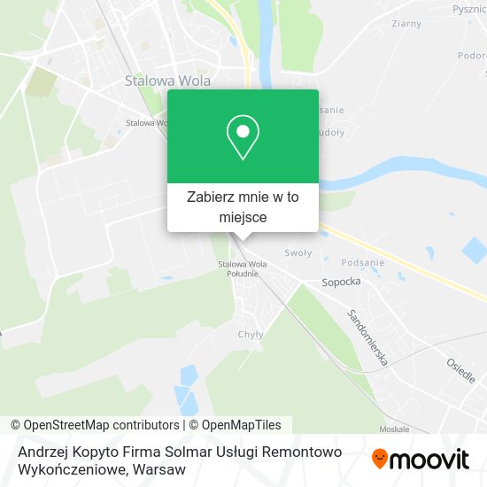 Mapa Andrzej Kopyto Firma Solmar Usługi Remontowo Wykończeniowe