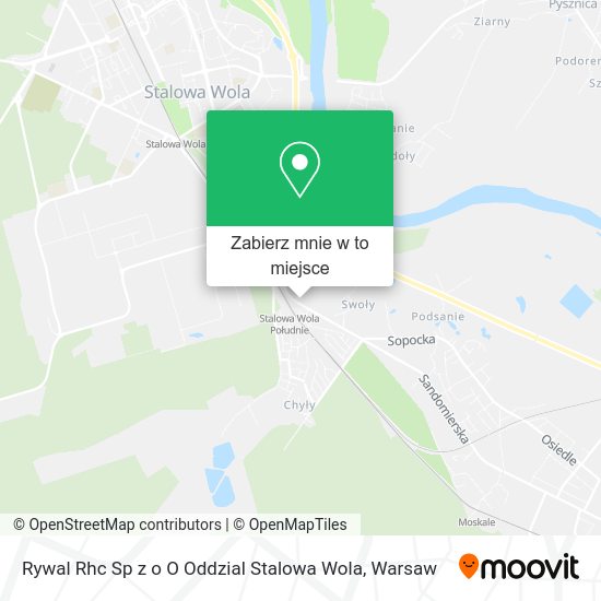 Mapa Rywal Rhc Sp z o O Oddzial Stalowa Wola