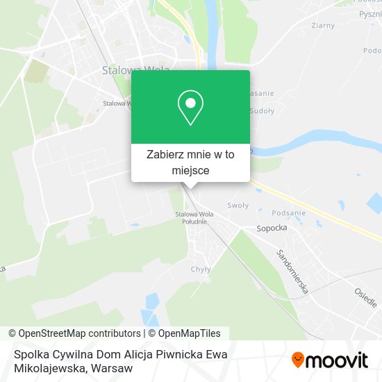 Mapa Spolka Cywilna Dom Alicja Piwnicka Ewa Mikolajewska