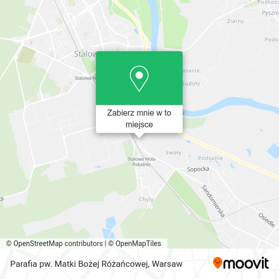 Mapa Parafia pw. Matki Bożej Różańcowej