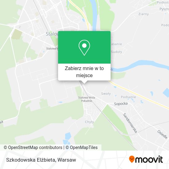 Mapa Szkodowska Elżbieta