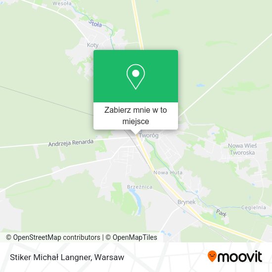 Mapa Stiker Michał Langner