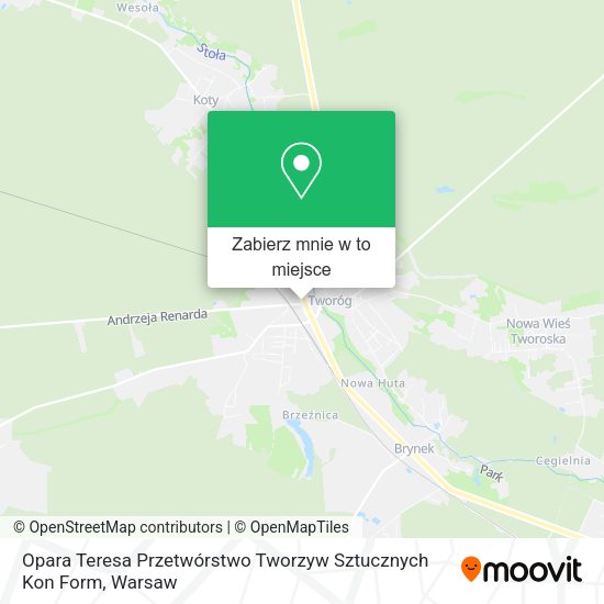 Mapa Opara Teresa Przetwórstwo Tworzyw Sztucznych Kon Form