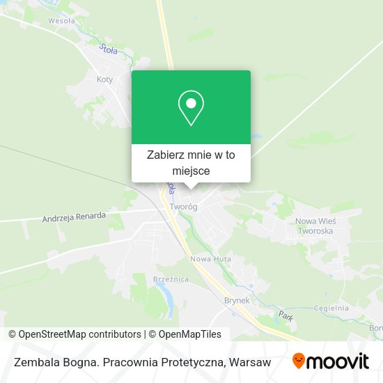 Mapa Zembala Bogna. Pracownia Protetyczna