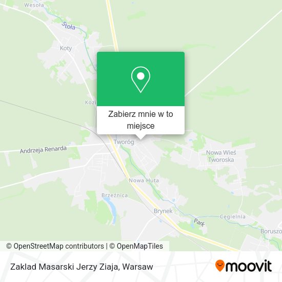 Mapa Zaklad Masarski Jerzy Ziaja