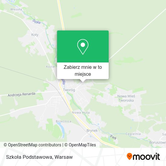 Mapa Szkoła Podstawowa