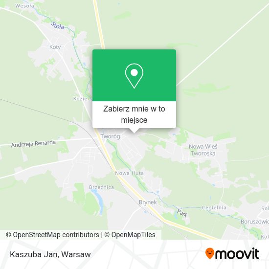 Mapa Kaszuba Jan