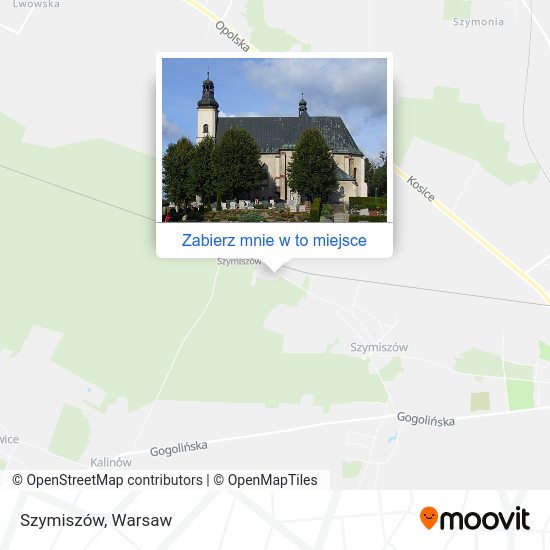 Mapa Szymiszów