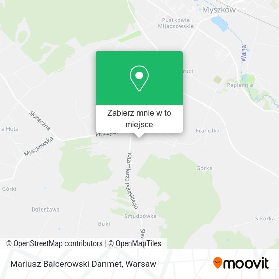 Mapa Mariusz Balcerowski Danmet