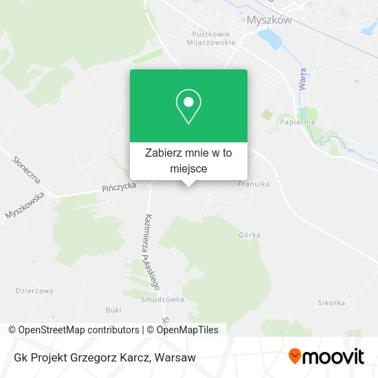 Mapa Gk Projekt Grzegorz Karcz