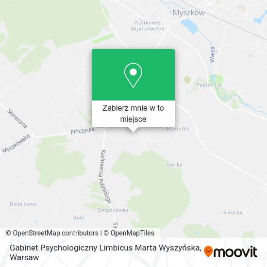 Mapa Gabinet Psychologiczny Limbicus Marta Wyszyńska