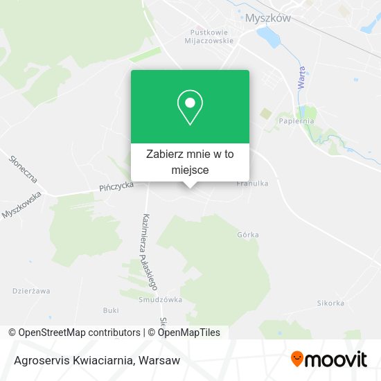 Mapa Agroservis Kwiaciarnia