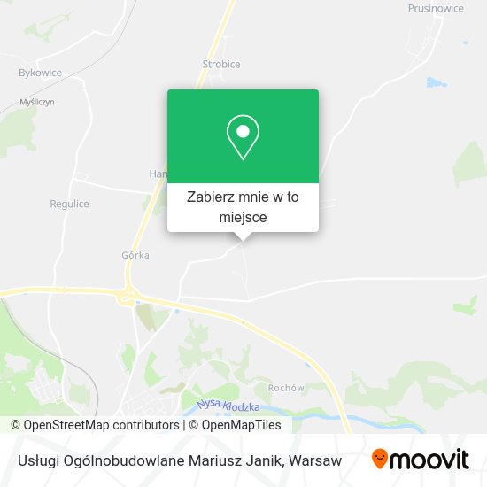 Mapa Usługi Ogólnobudowlane Mariusz Janik