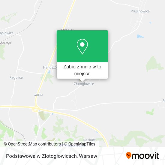 Mapa Podstawowa w Złotogłowicach