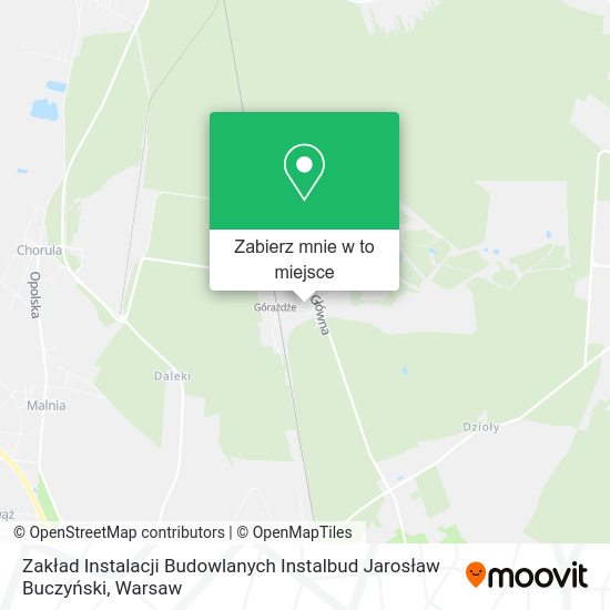 Mapa Zakład Instalacji Budowlanych Instalbud Jarosław Buczyński