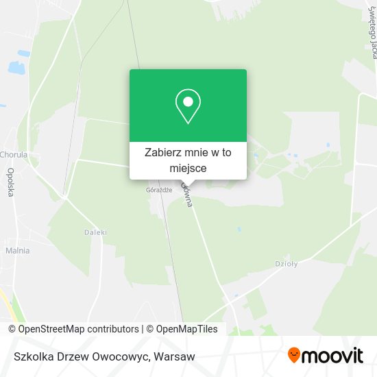 Mapa Szkolka Drzew Owocowyc