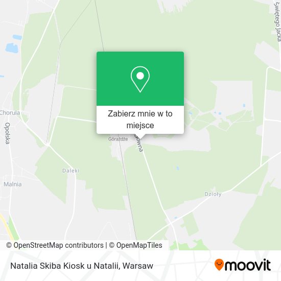 Mapa Natalia Skiba Kiosk u Natalii