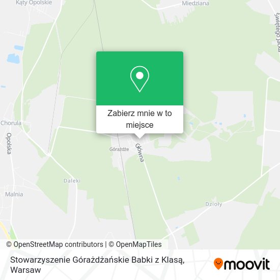 Mapa Stowarzyszenie Górażdżańskie Babki z Klasą