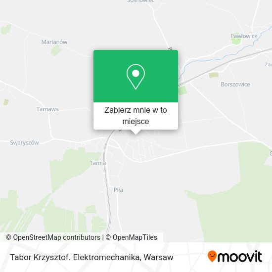 Mapa Tabor Krzysztof. Elektromechanika