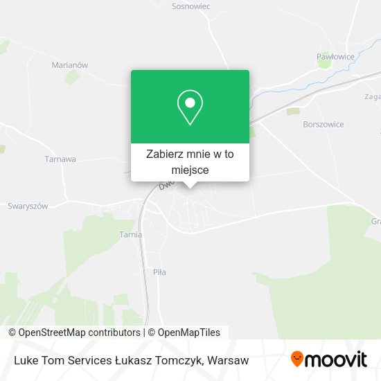 Mapa Luke Tom Services Łukasz Tomczyk