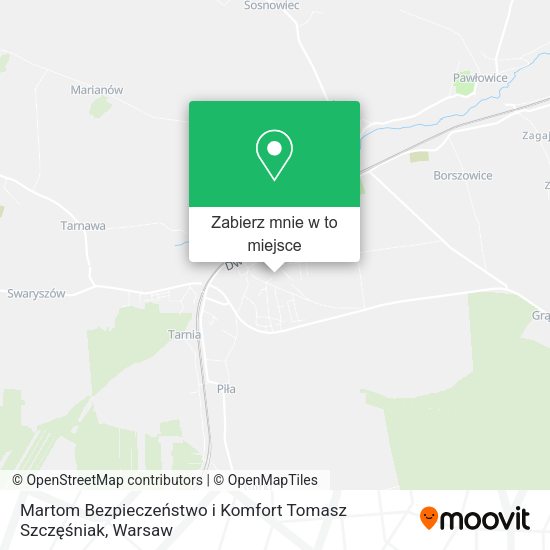 Mapa Martom Bezpieczeństwo i Komfort Tomasz Szczęśniak