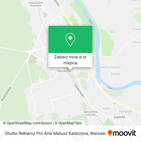 Mapa Studio Reklamy Pro Arte Matusz Katarzyna