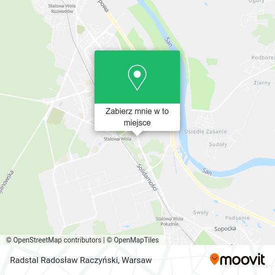 Mapa Radstal Radosław Raczyński