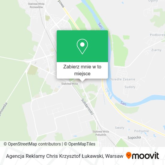 Mapa Agencja Reklamy Chris Krzysztof Łukawski