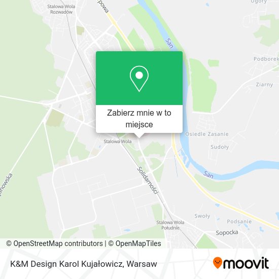 Mapa K&M Design Karol Kujałowicz