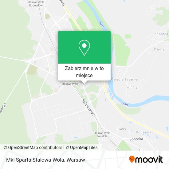 Mapa Mkl Sparta Stalowa Wola