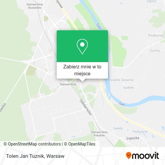 Mapa Tolen Jan Tuznik