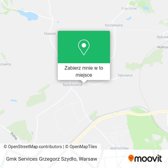 Mapa Gmk Services Grzegorz Szydło