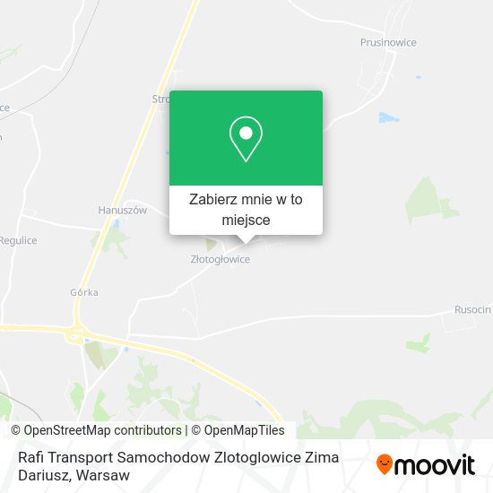 Mapa Rafi Transport Samochodow Zlotoglowice Zima Dariusz