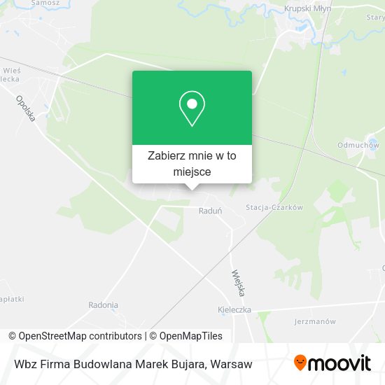 Mapa Wbz Firma Budowlana Marek Bujara