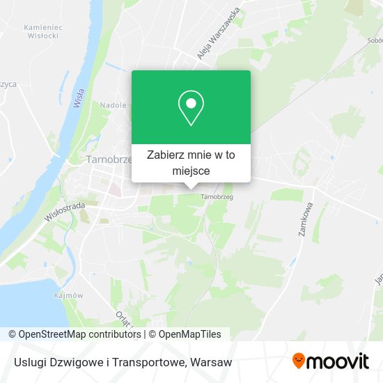 Mapa Uslugi Dzwigowe i Transportowe