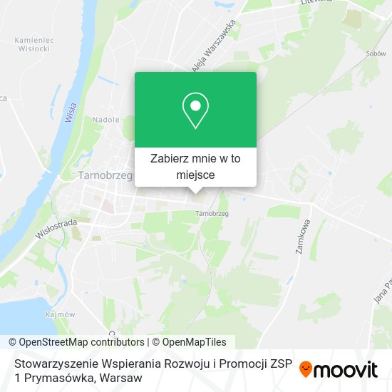 Mapa Stowarzyszenie Wspierania Rozwoju i Promocji ZSP 1 Prymasówka