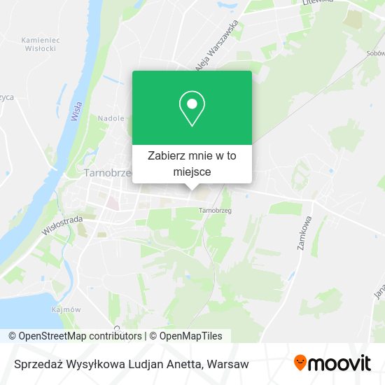 Mapa Sprzedaż Wysyłkowa Ludjan Anetta