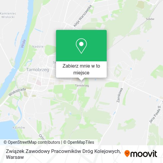 Mapa Związek Zawodowy Pracowników Dróg Kolejowych